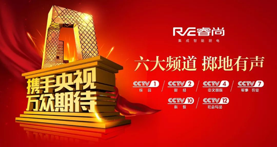 品牌發展|睿尚攜手央視開啟集成灶市場“紅海行動” 品牌發展|睿尚攜手央視開啟集成灶市場“紅海行動”