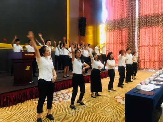 火星人集成灶銷售部9月績溪會議：我們是最棒的團隊！